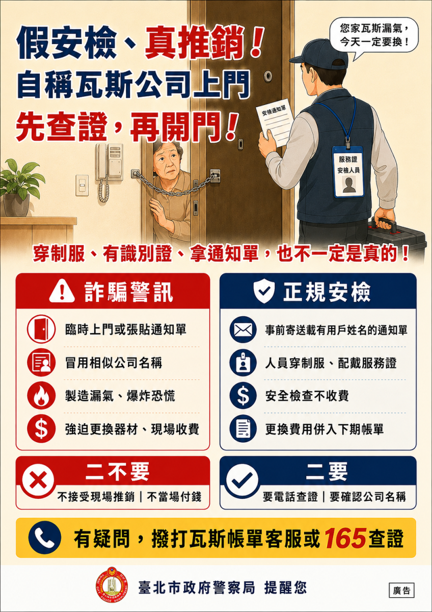 假瓦斯宣導